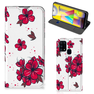 Samsung Galaxy M31 Smart Cover Blossom Red