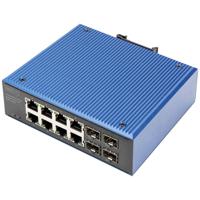 Digitus DN-651153 Industrial Ethernet Switch 8 + 4 poorten 10 / 100 / 1000 MBit/s PoE-functie - thumbnail