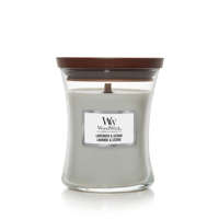 WoodWick Lavender & cedar medium candle - thumbnail