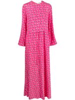 DVF Diane von Furstenberg robe imprimée Sydney à coupe longue - Rose