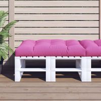 Palletkussen 120x80x12 cm stof roze