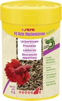 Sera FD Rode Muggenlarven Nature - Eiwitrijke Natuurlijke Vissnack, 100ml (9g)