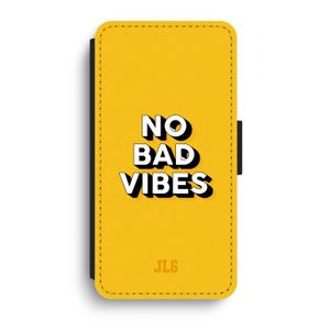 No Bad Vibes: iPhone XR Flip Hoesje