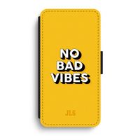 No Bad Vibes: iPhone XR Flip Hoesje - thumbnail