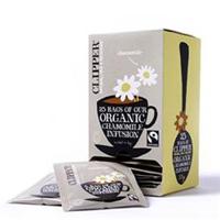 Clipper Fairtrade biologische kamille thee enveloppen String & Tag Pack 25 Ref A07402