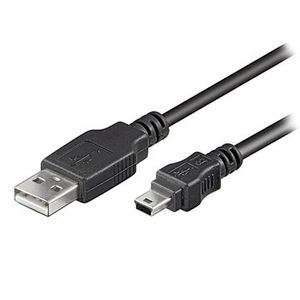 Goobay USB MINI-B 5 pin 300 3m USB-kabel Zwart