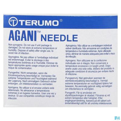 Terumo Naald Agani 20g 1 1/2 Rb Geel 100