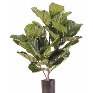 Kunstplant Ficus 70 cm in pot voor binnen/buiten