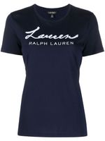 Lauren Ralph Lauren t-shirt Katlin à logo brodé - Bleu