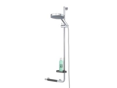 Wandbeugel met Glijstang Tiger Boston Comfort en Safety 114 cm Rechts Chroom Wandbeugel met Glijstang Tiger Boston Comfort en Safety 114 cm Rechts Chroom