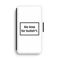 No time: iPhone XS Max Flip Hoesje