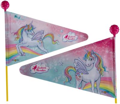 BIKE FASHION Safety flag einhorn paradies