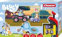 Carrera FIRST 20063055 Bluey - Let's Go - First Slot Racing Track, voor kinderen vanaf 3 jaar en volwassenen, 2,9 meter, met bluey & bingo