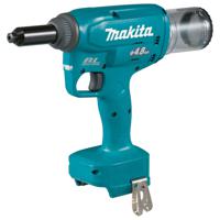 Makita DRV150Z elektrische klinknagelmachine Zwart, Blauw 2.4,3.2,4,4.8 mm 10 kN