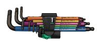 Wera 950 Spkl9 Hex-plus Hex Key Set Set van l-vormige inbussleutels Metrisch/imperiaal 9 stuk(s)