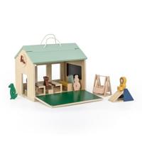Trixie Houten Dieren School Met Accessoires