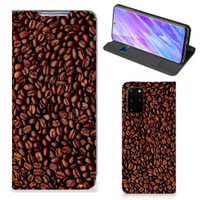 Samsung Galaxy S20 Plus Flip Style Cover Koffiebonen