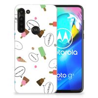 Motorola Moto G8 Power Siliconen Case IJsjes - thumbnail