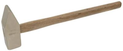 KS Tools 963.2030 BRONZEplus Voorhamer, 2500 g, met Hickory steel