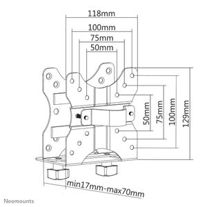 Neomounts Thin client houder NM-TC100BLACK houder