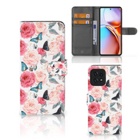 Motorola Edge 40 Pro Hoesje Butterfly Roses