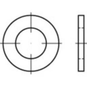 Onderlegringen 33 mm 56 mm RVS A4 50 stuk(s) TOOLCRAFT 1068862