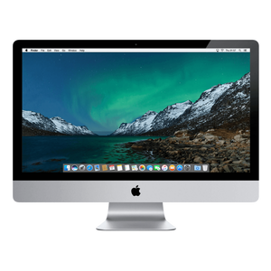 Refurbished iMac 27 inch i7 4.2 16 GB 2 TB Fusion Licht gebruikt