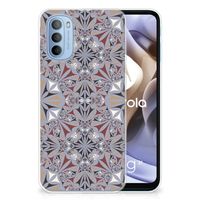 Motorola Moto G31 | G41 TPU Siliconen Hoesje Flower Tiles - thumbnail