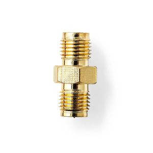 SMA-Adapter | SMA Female (Omgekeerde Polariteit) - SMA Female | 2 Stuks | Goud