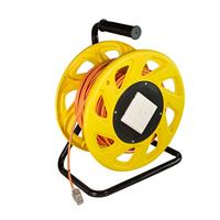 LogiLink CQ5090S netwerk kabelhaspel CAT7A, S/FTP, RJ45 Keystone bussen (1200 MHz, 90 m) oranje