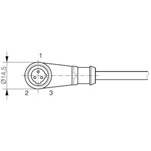 Contrinex 623 000 940 Aansluitkabel S13-3FUW-020 1 stuk(s)