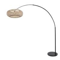 Steinhauer Vloerlamp Sparkled light bamboe beige zwart