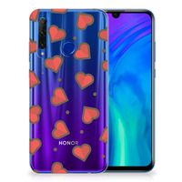 Honor 20 Lite TPU bumper Hearts - thumbnail