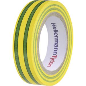 HellermannTyton HelaTape Flex 15 710-00106 Isolatietape HelaTape Flex 15 Groen, Geel (l x b) 10 m x 15 mm 1 stuk(s)