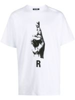 Raf Simons t-shirt à imprimé graphique - Blanc - thumbnail