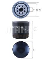 Oliefilter MAHLE, Diameter (mm)80mm, u.a. für Hyundai, Subaru, KIA, Honda, Proton, Mazda, Mitsubishi, Genesis