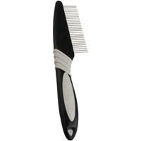 Groo'me Kam Medium 5 x 1.5 x 19 cm Flamingo Zwart