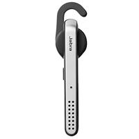 Jabra Q711349 Stealth UC MS Bluetooth Mono-headset voor PC/mobiele telefoon, ruisonderdrukking, Engels spraakbesturing, antraciet/zilver