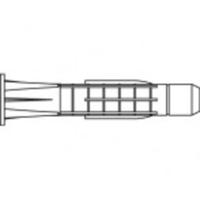 TOOLCRAFT Plug 51 mm TO-5455122 100 stuk(s)