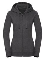 Russell Z263F Ladies` Authentic Melange Zipped Hood Sweat