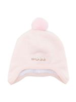 BOSS Kidswear bonnet à logo brodé - Rose