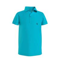 CALVIN KLEIN JEANS polo met logo turquoise