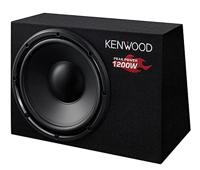 Kenwood KSC-W1200B subwoofer (300 mm, 1200 watt), zwart