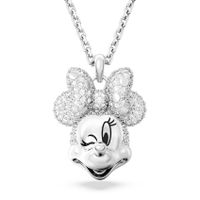 Swarovski 5667612 Ketting Minnie Mouse Disney 100 zilverkleurig-zwart-wit 42-49 cm - thumbnail