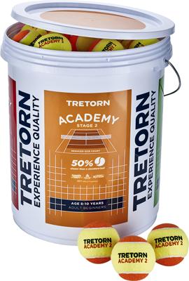 Tretorn Academy Oranje 72 Ball Bucket