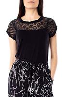 ONLY Dames Onlnicole Life S/S Mix Top Noos JRS T-shirt, zwart (zwart), XS