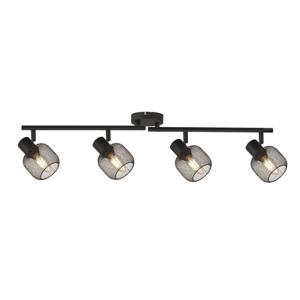 Searchlight Gaas plafondspot Meshy 81201-4BK