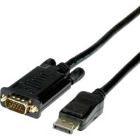 ROLINE 11.04.5971 video kabel adapter 1,5 m DisplayPort VGA (D-Sub) Zwart - thumbnail