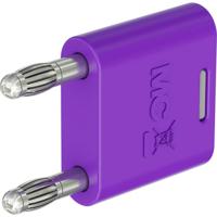 Stäubli KS2-4N-19 Verbindingsstekker Violet Stift-Ø: 4 mm Penafstand: 19 mm 1 stuk(s)