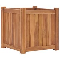 Plantenbak verhoogd 40x40x40 cm massief teakhout